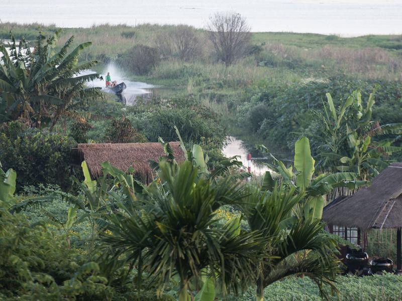 man on boat in inle lake