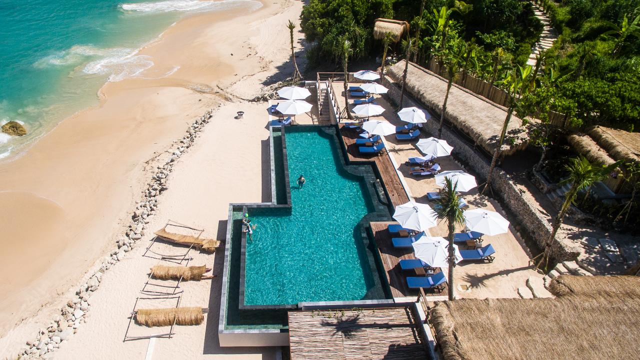Beach club and pool at Nihi Sumba