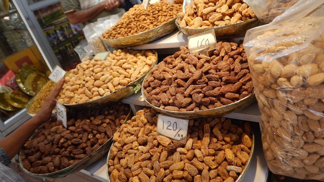 Nuts at Indian market