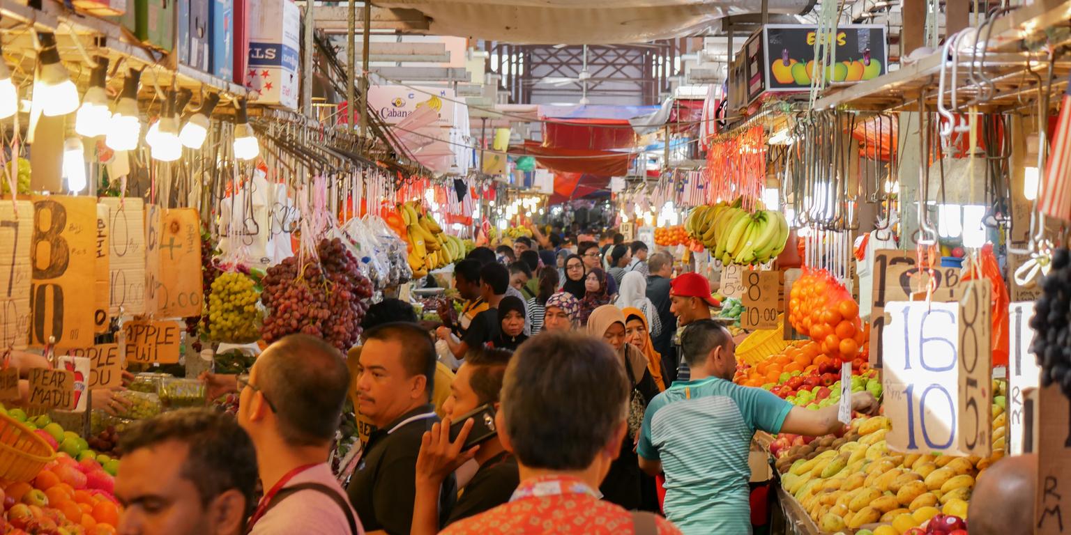 Kuala Lumpur food market