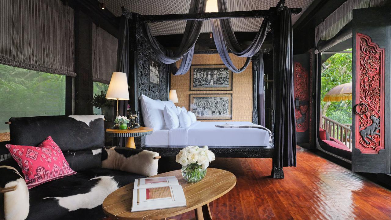 Keliki Valley bedroom at Capella Ubud Bali Indonesia