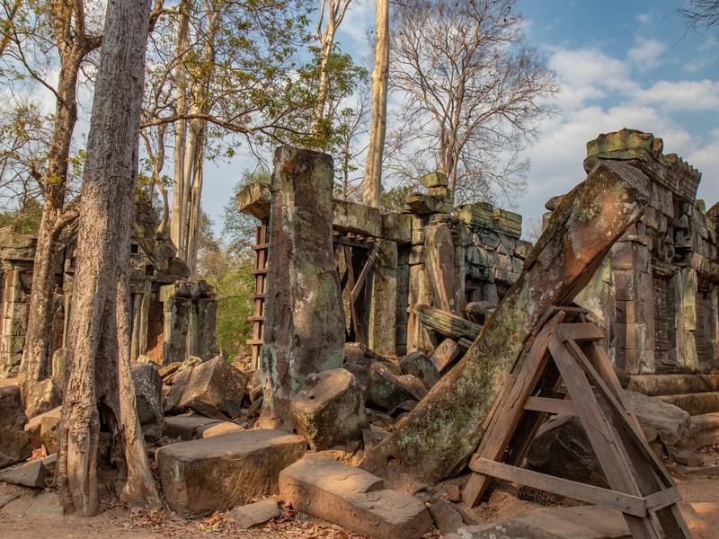 Koh Ker temples in Cambodia