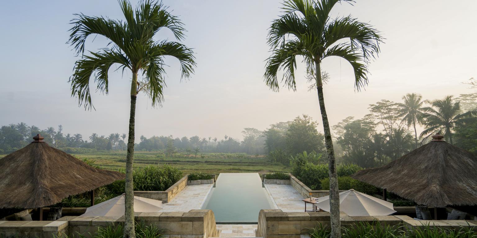 Amanwana birds eye view Bali, Aman Indonesia