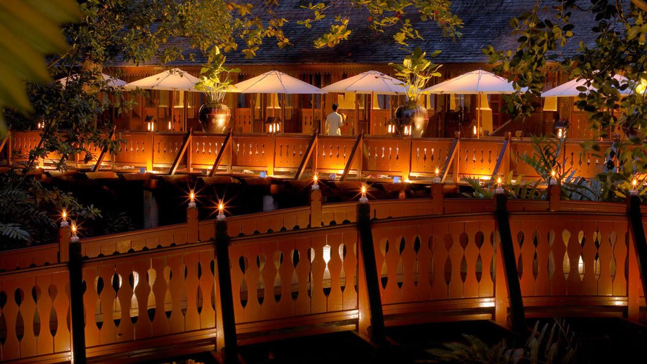 Tanjong Jara Resort at night