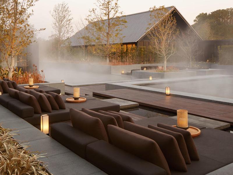 Hot spring at Amanemu