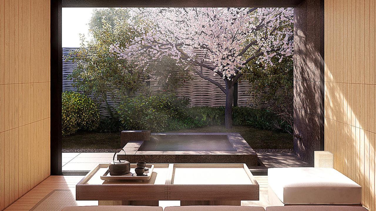 Hot spring at Amanemu