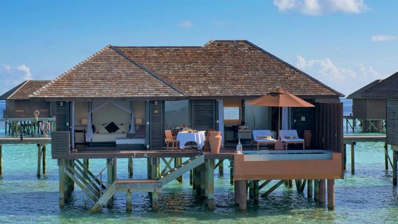 Water villa at Lily Beach
