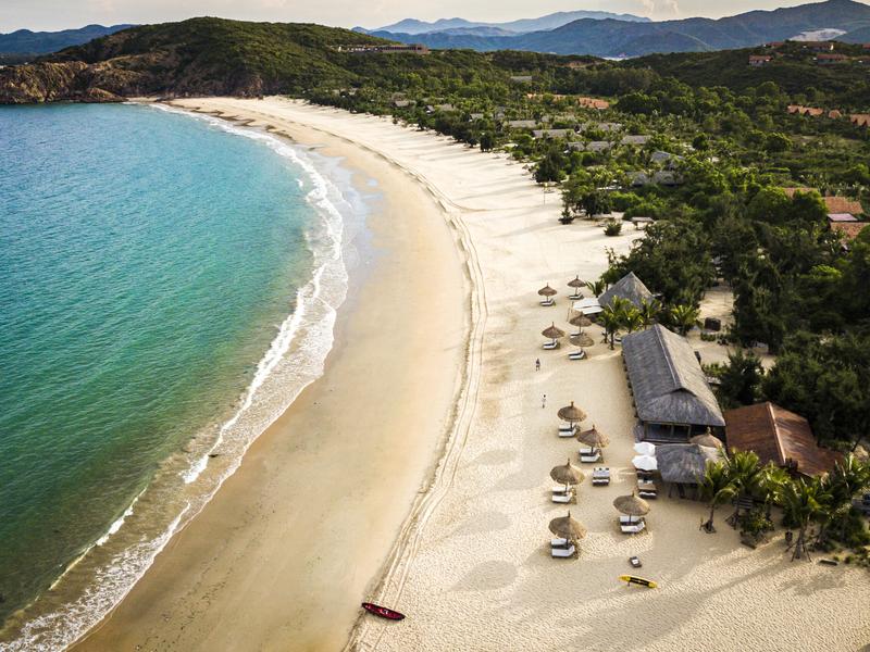 The beach of Zannier Bai San Ho