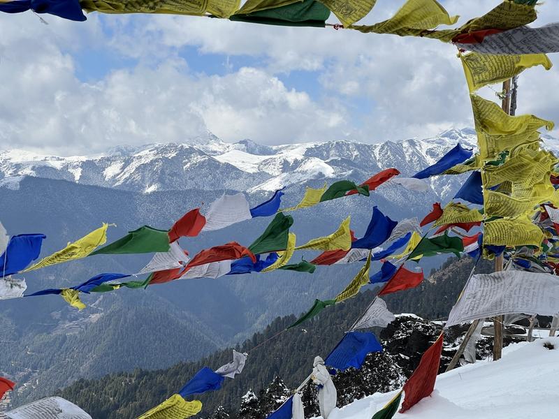 Bhutan prayer flags