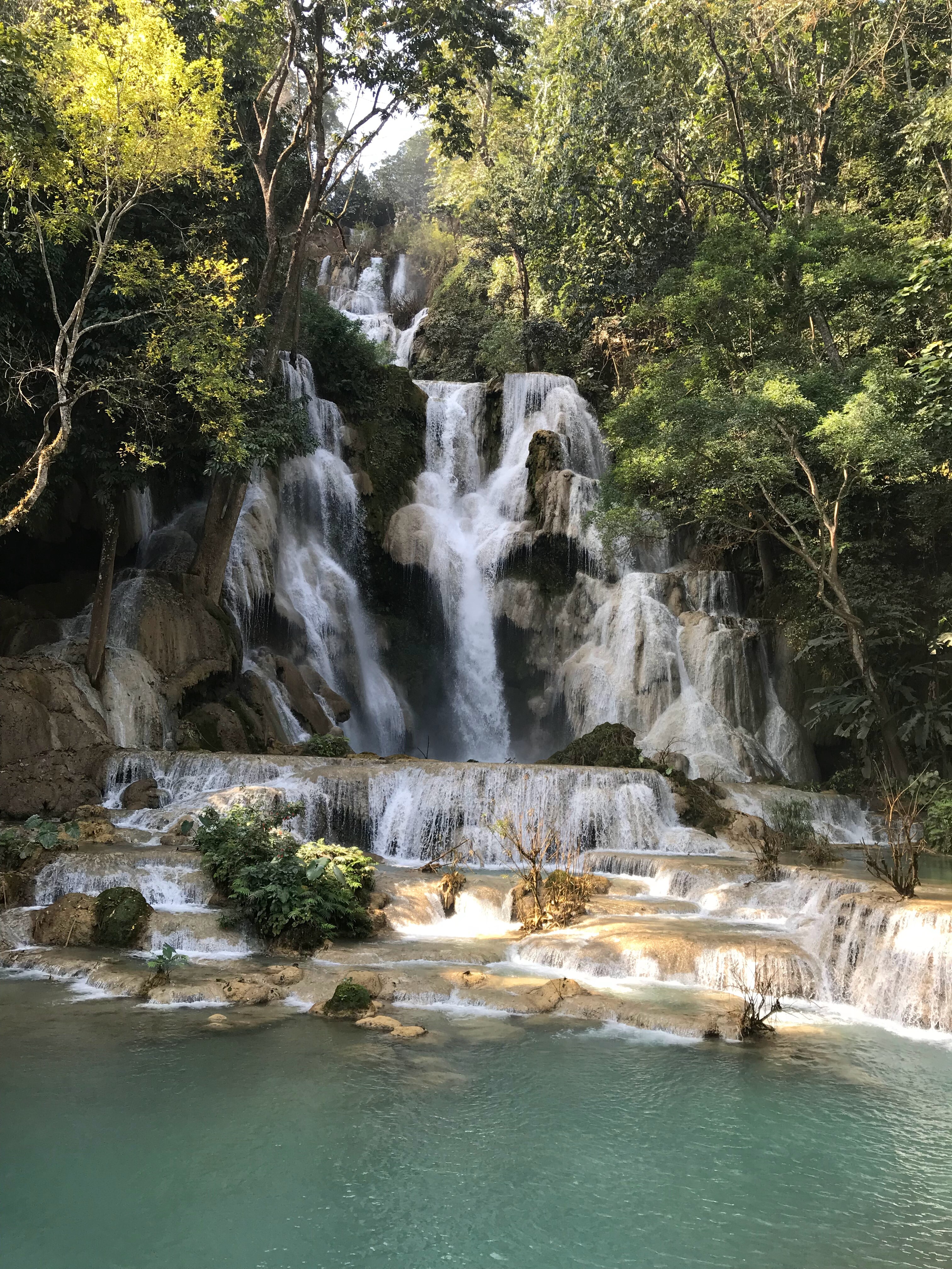 Keep cool at the Kuang Si Falls