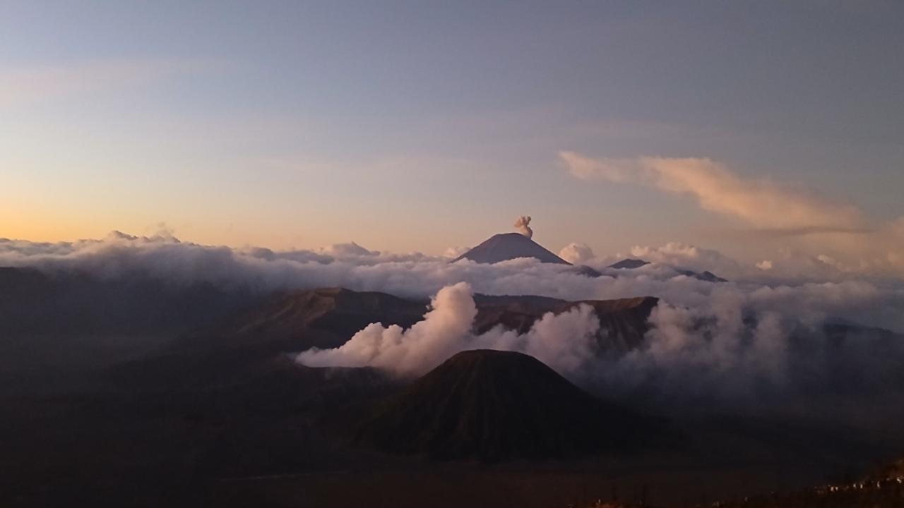 Sunrise over Bromo Java Indonesia
