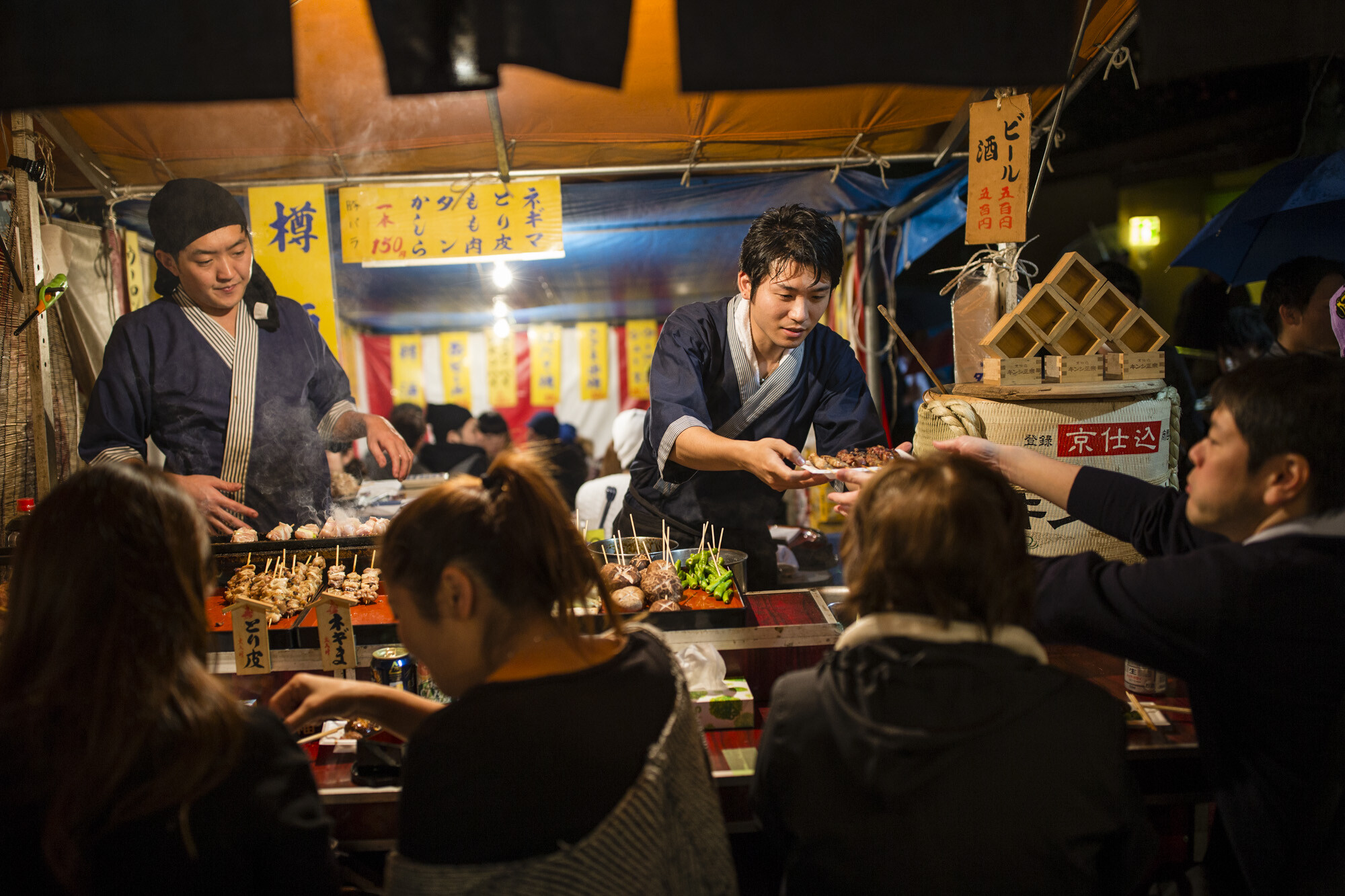 Street food stall in Tokyo