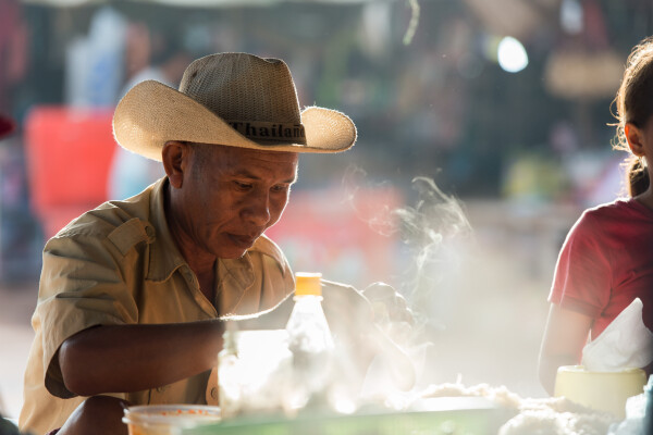 Breakfast in Cambodia