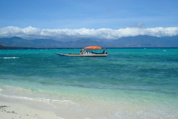 boat on quiet sea